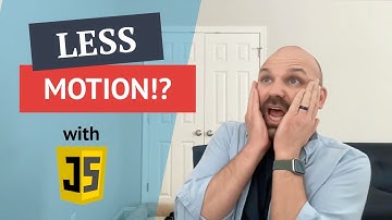 WTF is prefers reduced motion!?!