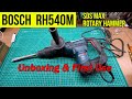 Bosch rh540m sds max rotary hammer unboxing and review