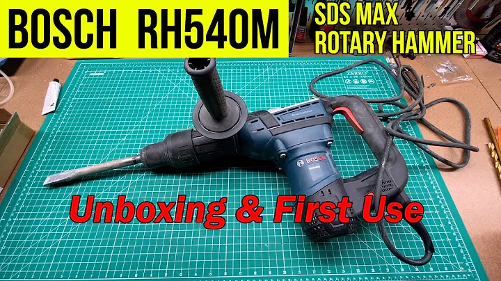 Bosch RH540M SDS Max Rotary Hammer Unboxing and Review