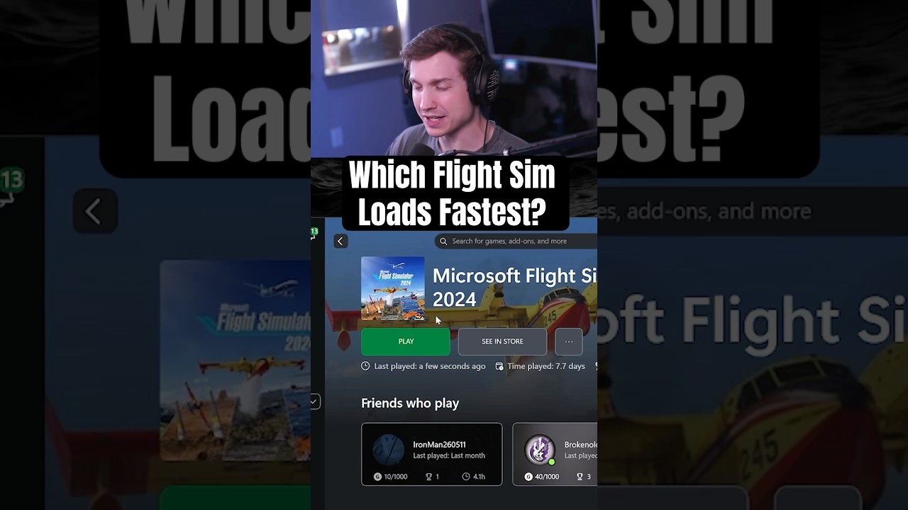 Which Flight Sim Loads Fastest?