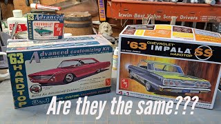 AMT 1963 Impala SS Kit Comparison: '63 issue vs 2020 issue. Let's take a look!