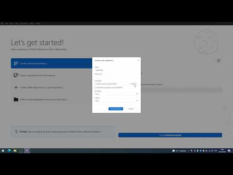 Crear repositorio en