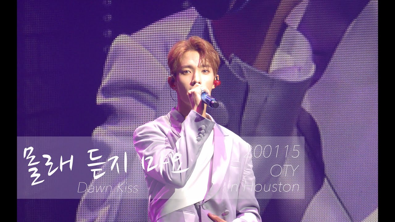 [4K] 200115 OdeToYou in Houston 몰래 듣지 마요 (Don't Listen in Secret) - 세븐틴 도겸 직캠 Seventeen DK Focus