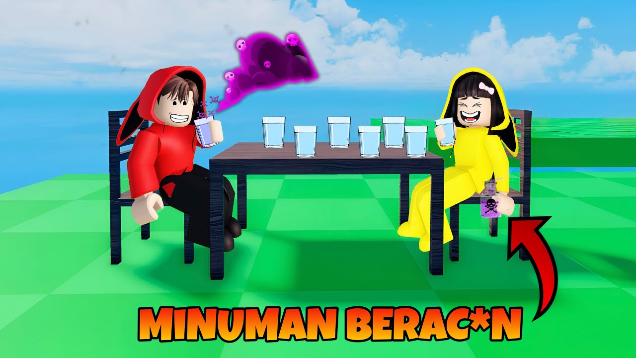 Yuta, Mio Dan Baby Celine Memilih Minuman Paling Aman || ROBLOX