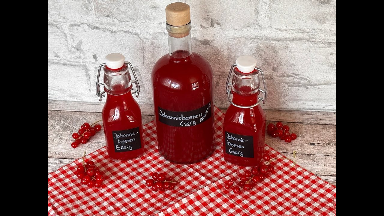 Selbstgemachter Johannisbeerenessig / Fruchtessig / Balsamico- Thermomix® TM31® / TM5® / TM6®