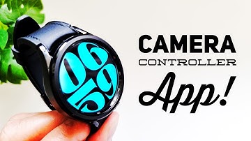 How to use Camera Controller App on Samsung Galaxy Watch 6 Classic! New Feature!