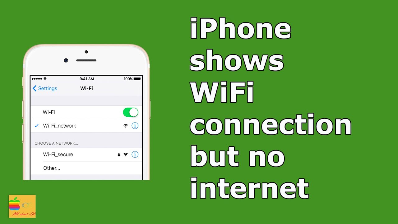 Iphone Is Connected To Wifi But There Is No Internet Fixed Youtube