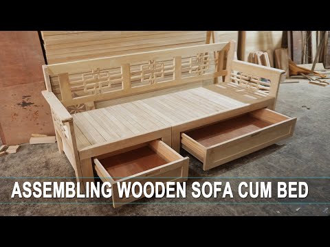 Video Assembling Wooden Sofa Cum Bed | Lắp Ráp Ghế Sofa... - youtube