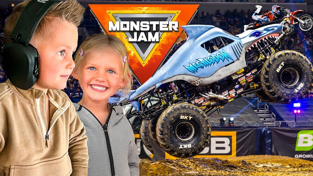 Monster Jam для детей 2026 | Монстр-траки и мотоциклы! Семейная экскурсия и познавательное видео.