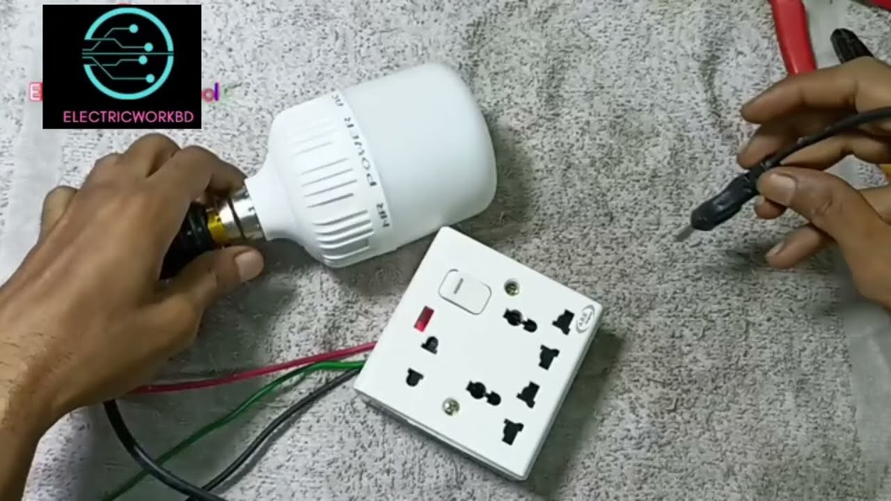 how to make six pin socket connection|Electric work BD