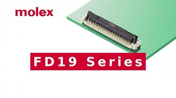 Easy-On FFC/FPC Connectors, FD19 Series for Vehicle Infotainment and ADAS Applications | Molex