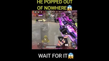 He just popped out of nowhere 😱😱 || Apex legends Mobile #shorts #apexlegendsmobile #apexlegends