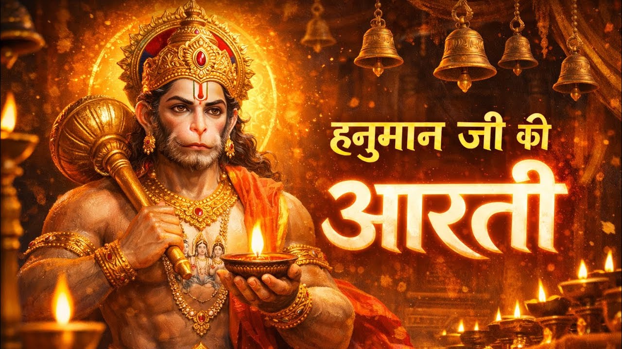 श्री हनुमान जी की आरती | Hanuman Ji Aarti | Aarti Kije Hanuman Lala Ki | Bhakti Song