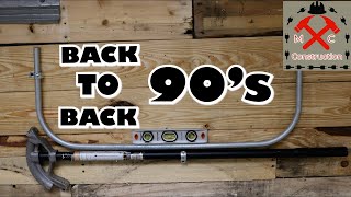 Back to Back 90's - Simple Conduit Bending