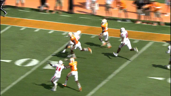 Marlin Lane's Career-Long 54-Yard Run For Tennesse...