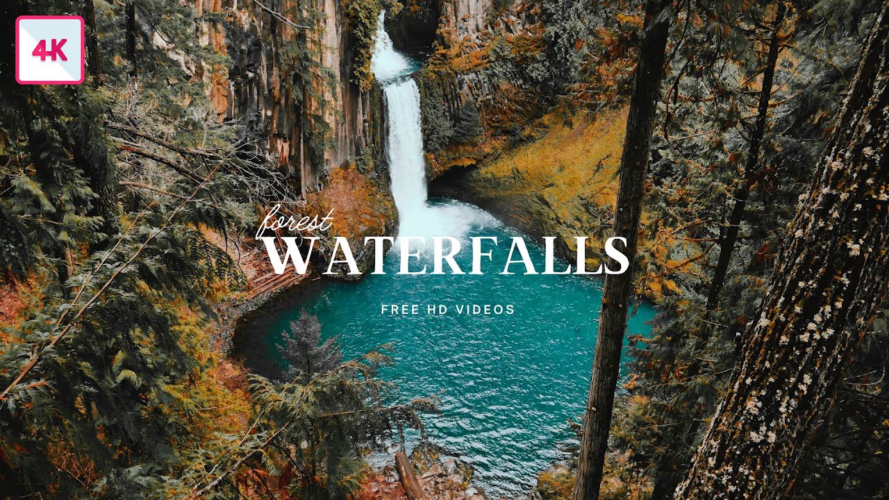 Waterfall Stock Footage | HD VIDEOS | NATURE Relaxing | NO COPYRIGHT VIDEOS