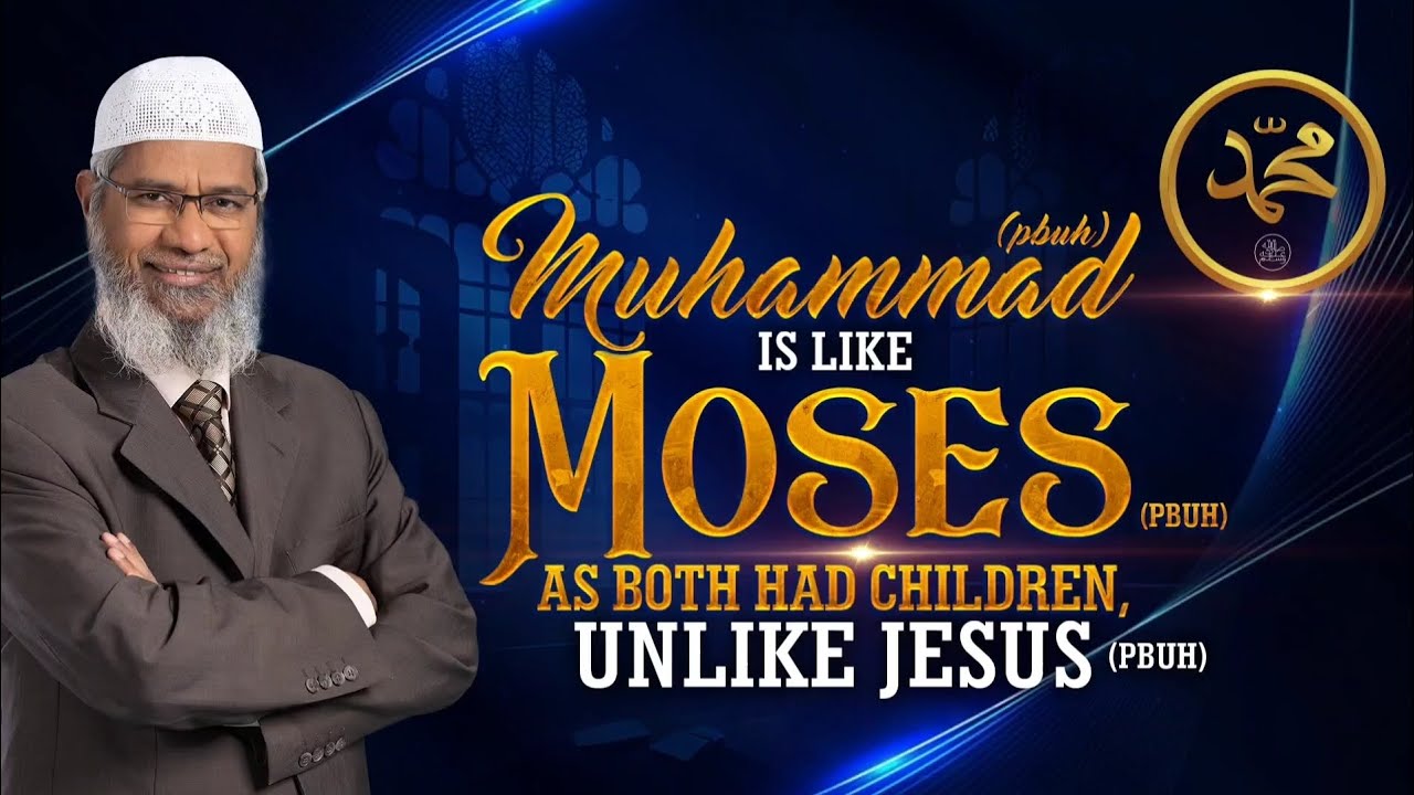 Muhammad IS LIKE MOSES. AS BOTH HAD CHILDREN, (PBUH) UNLIKE JESUS (PBUH)