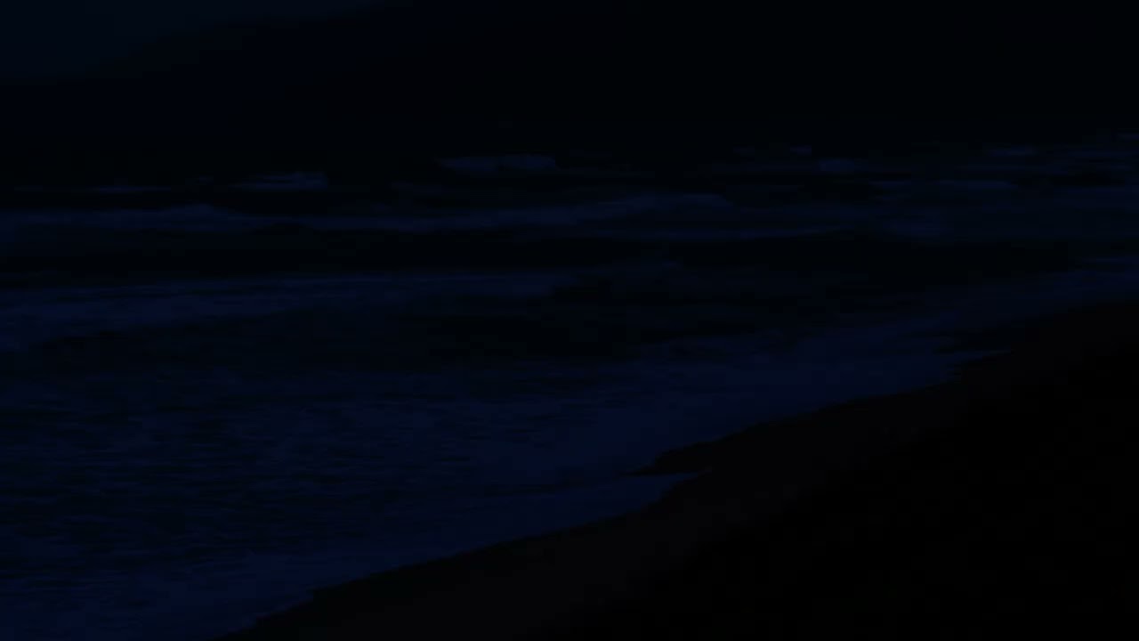Ocean Waves Night Ambience | Gentle Sea Sounds White Noise for Deep Rest and Relaxation