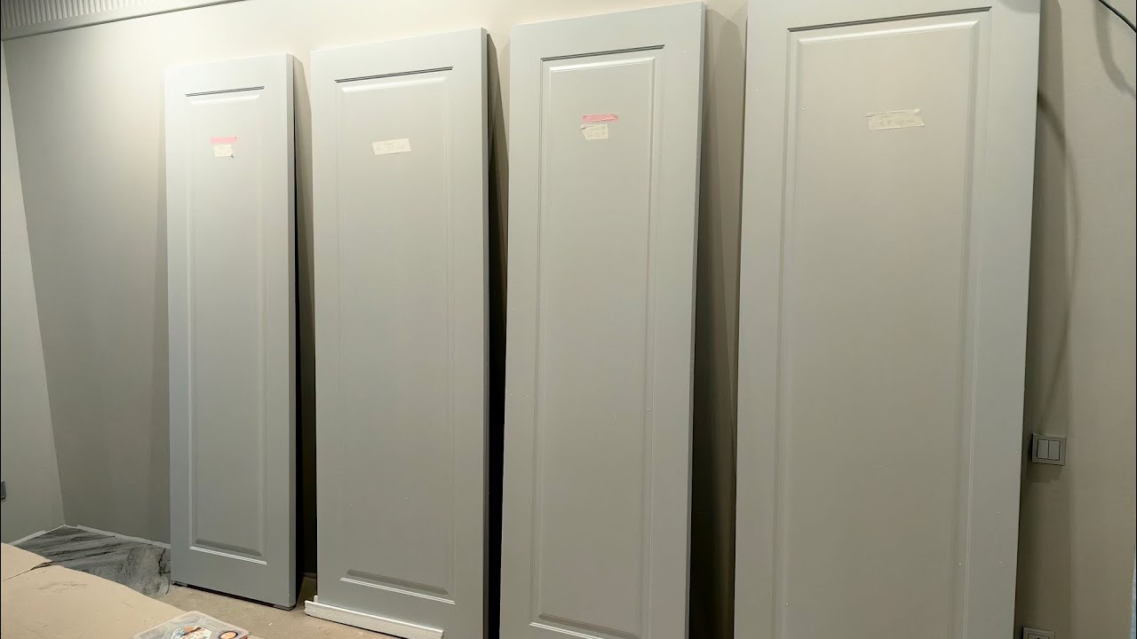 Установка широких доборов после установки дверей. Тоже как один из ...