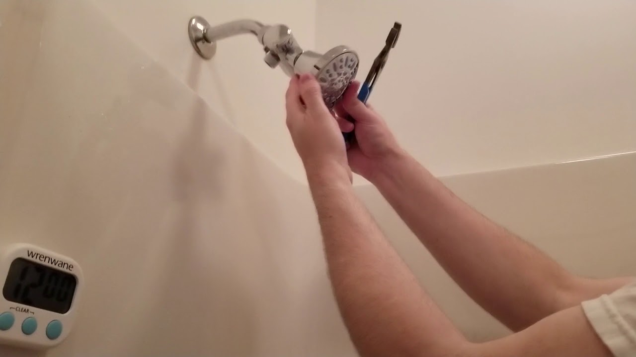 2018.05.19 Microban Dual changing Shower head Installation Model 5523