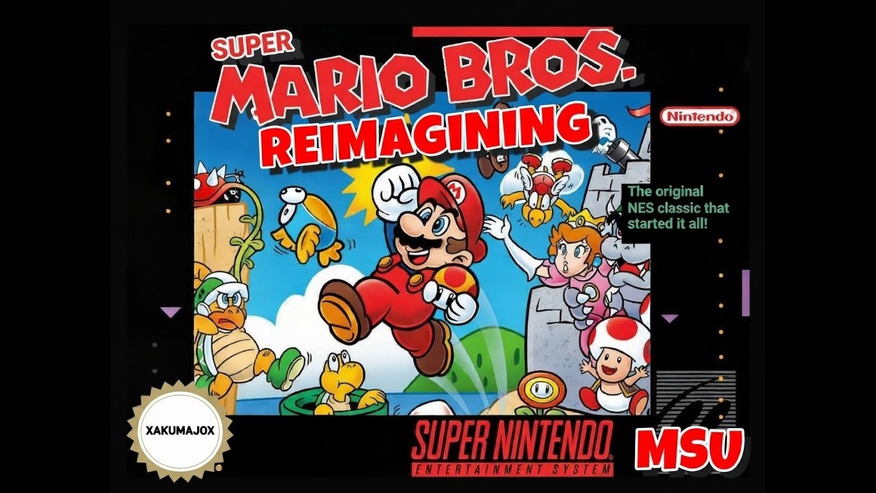 NEW Super Mario Bros REIMAGINING FOR SNES CD!!!