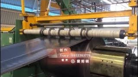 6x2000mm Double Blade Steel Coil Slitting Line Machine Video