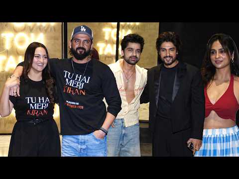 Sonakshi Sinha & Zaheer Iqbal, Abhishek Kumar & Ankit Gupta at Tu Hai Meri Kiran Screening