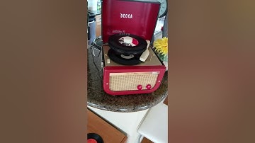 Vintage Decca 45 player