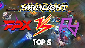 【Phoenix Highlight | 凤鸣之刻TOP5】FPX vs RA丨2021 LPL Summer Split
