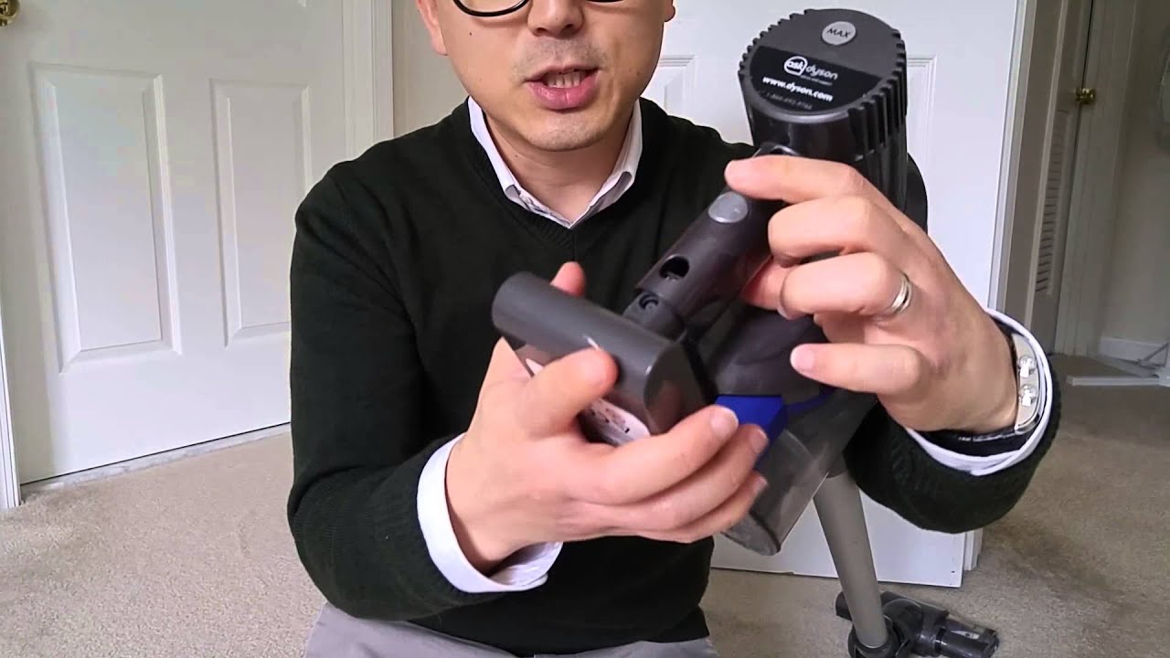 How to change the battery on Dyson DC35 Hand Vac - YouTube