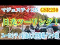 マジェスティ125とGSR250で日光ツーリング！ユーロシティ宿泊＆大笹牧場グルメ旅