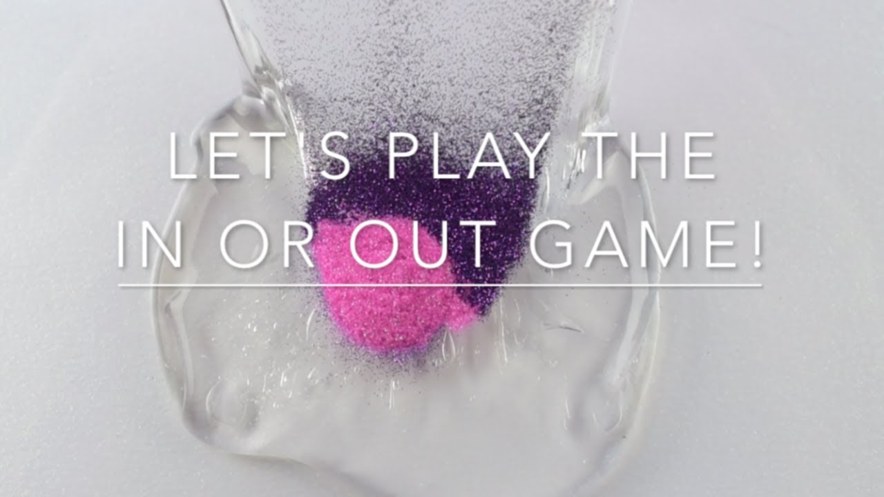 IN OR OUT SLIME GAME! YOU'RE OUT IF