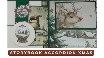 Want to Make a Traditional Christmas Accordion Scrapbook Album? Watch this Video Presentation!