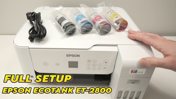 Unboxing de l'imprimante Epson ecotank ET-2810 détourner pour la sublimation  