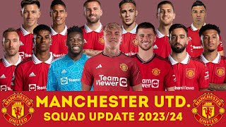 MANCHESTER UNITED Squad With Rasmus Højlund & Andre Onana | Manchester Utd. Squad Update 2023/24