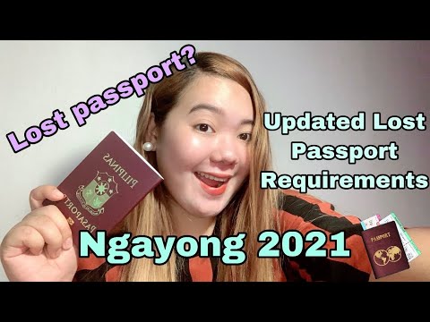 Video: Paano Makakuha Ng Isang Passport Kapag Nawala