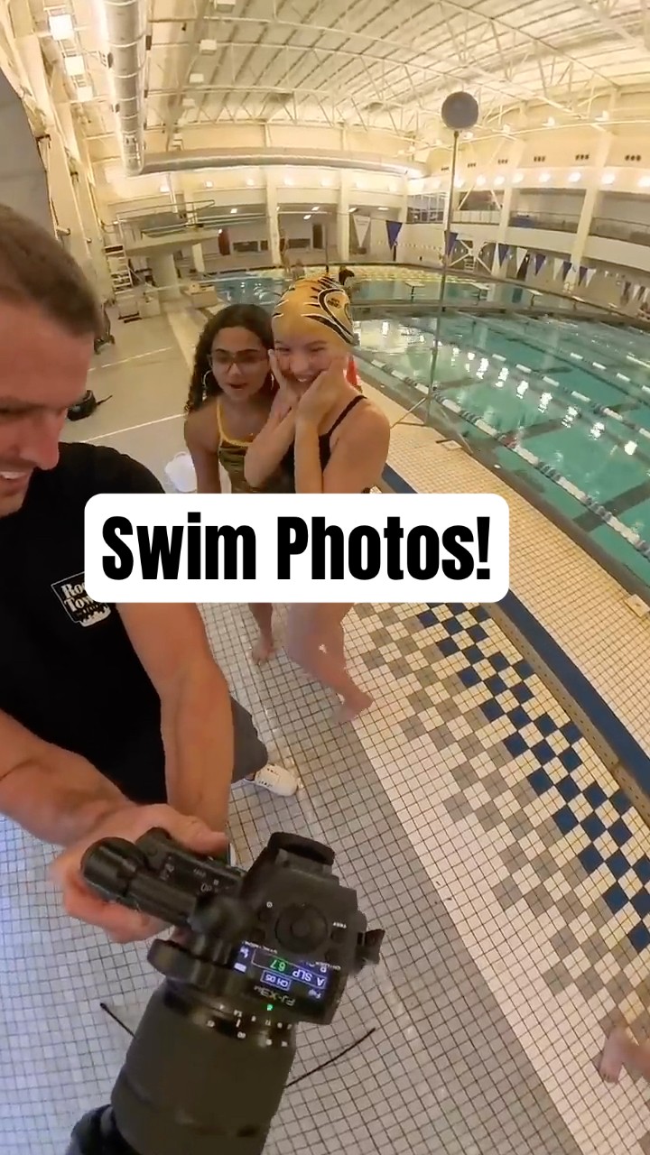 Swim photo poses and setups with some awesome reactions!  #swim #swimmer #photographer