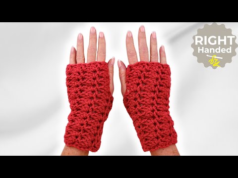 45+ Easy Crochet Fingerless Gloves Patterns - Stitch11