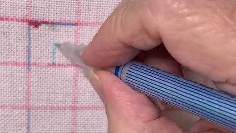 Flosstube #23 How to start in each corner for diagonal stitching