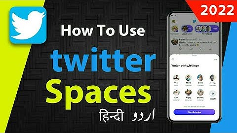 How to use twitter spaces - What is Twitter Spaces  / Urdu / Hindi
