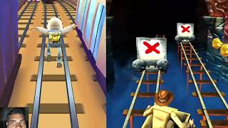 Subway Surf vs Rail Rush game play screenshot 4