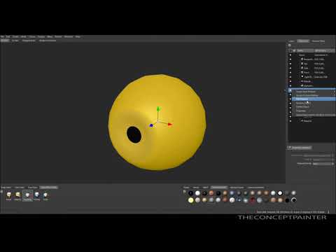 How to create 3D eye in Maya/ Mudbox - [HD]