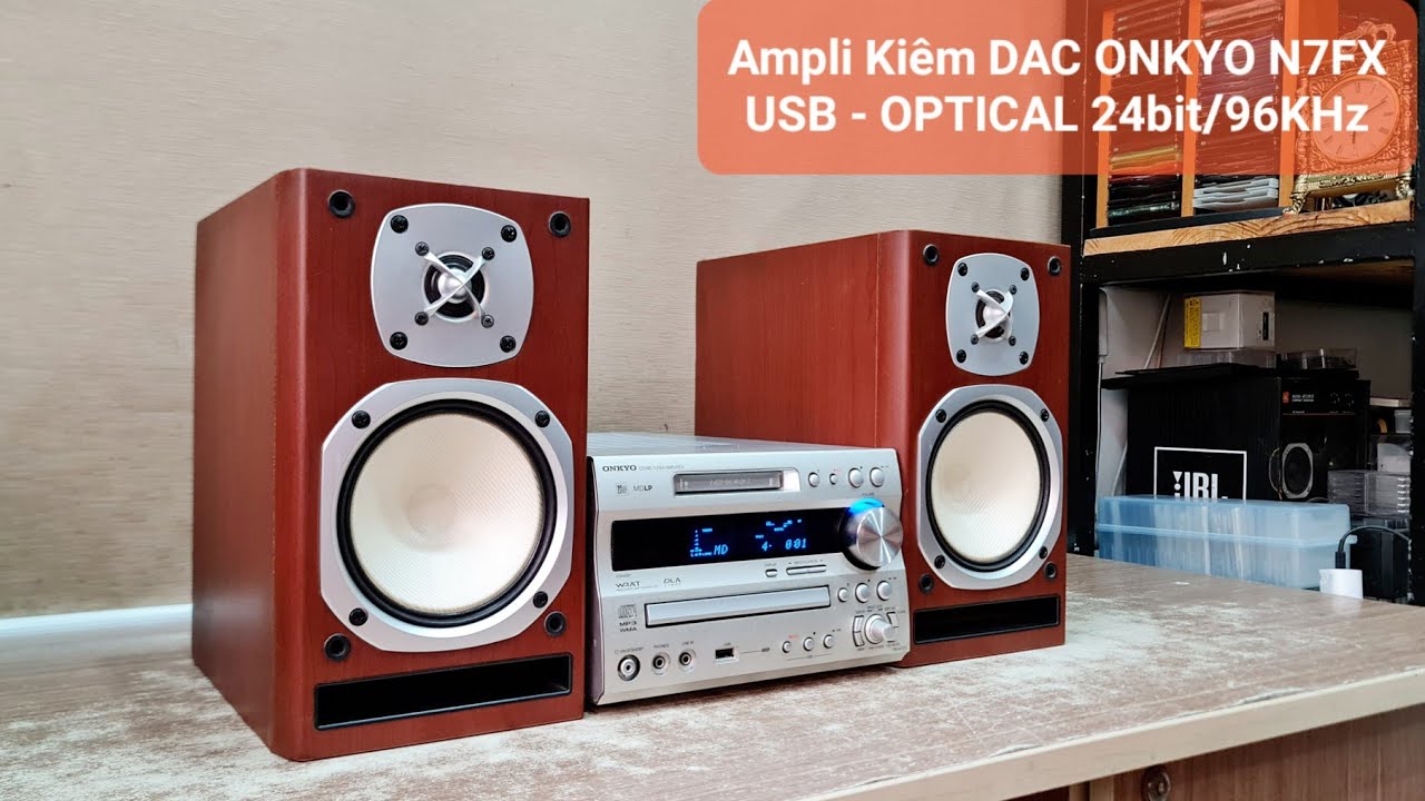 👍ONKYO N7FX Công Suất Lớn, Hiện Đại, Bass Carbon, Treble Hỏa Tiễn (Vũ
