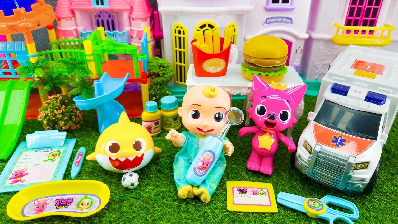 62 Minutes Satisfying With Unboxing Cocomelon Doctor Playset, Pinkfong Ambulance Toys 💞 Review Toys