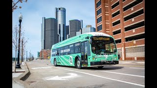Detroit adds first 4 electric buses to DDOT fleet