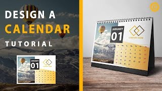 How to Create a Calendar | Desk calendar | Adobe Illustrator Tutorial