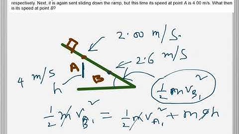 Physics: Work and Energy (problem example)