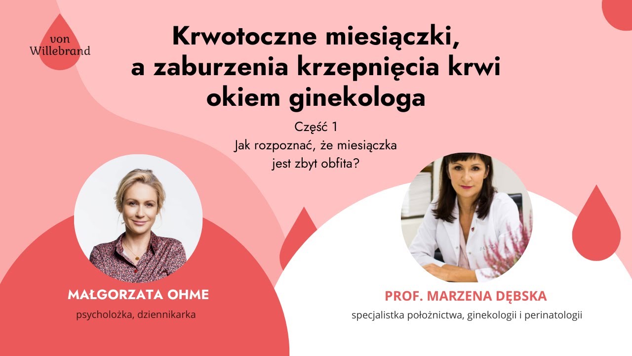 Cz.1 Jak rozpoznać, że miesiączka jest zbyt obfita? | prof. Marzena Dębska x Gosia Ohme