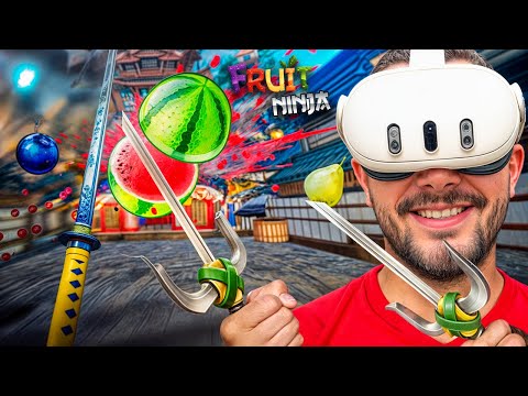 KILIÇLA MEYVE DOĞRAMACA !! - Fruit Ninja VR | Mehmet Karta
