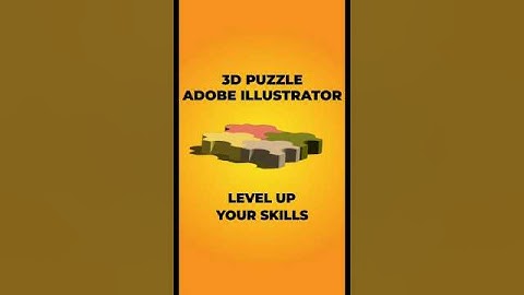 How to Design a 3D Puzzle in Adobe Illustrator – Easy Tutorial for Beginners
